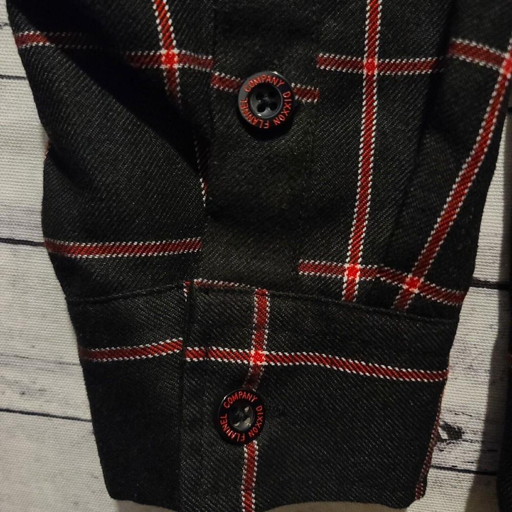 Dixxon Dxf Flannel Gridlock Snap Button Long Slee… - image 6